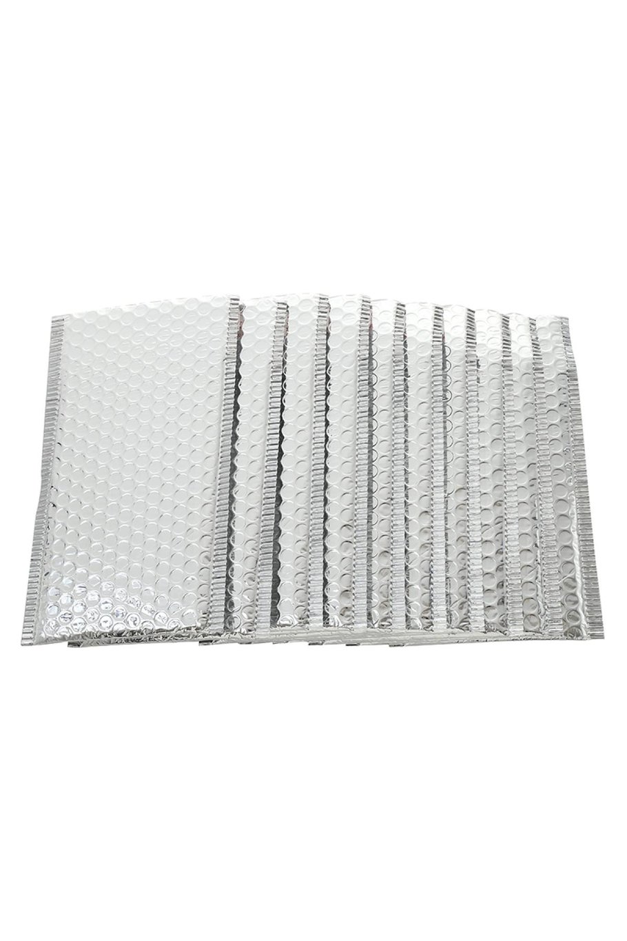 Geschenkverpackung Party 25x15cm Silber Kunststoff 
